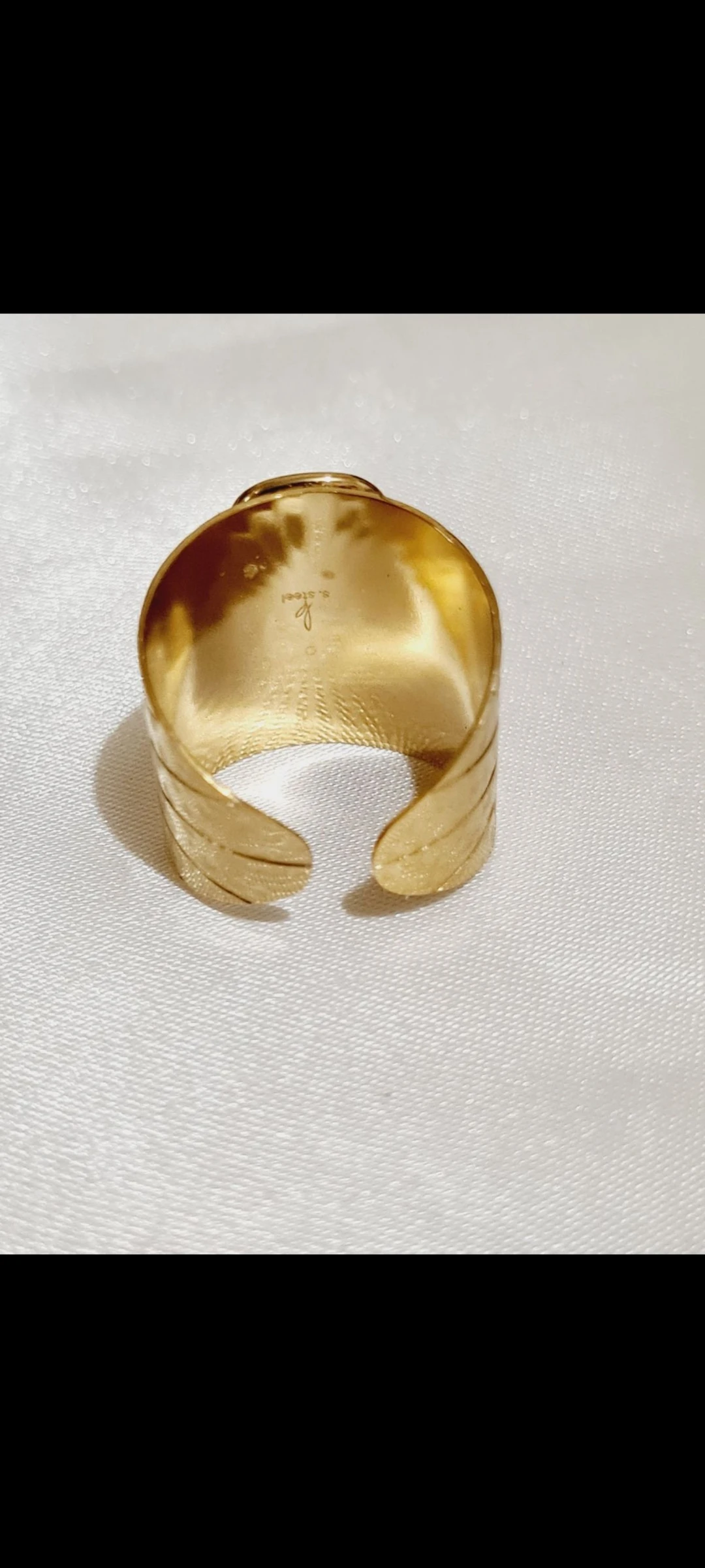 Bague ajustable Bohm cristaux Swarovski roses  – photo 3